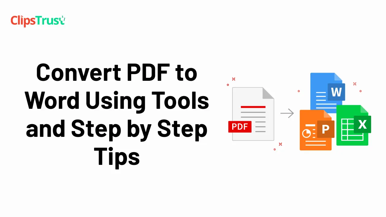convert pdf to word using tools